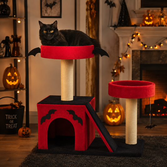 The Gothic Manor Cat Tower